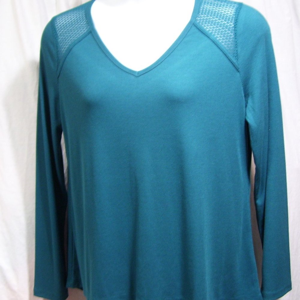 Tea Green Top Lace Inserts NWOT Size L